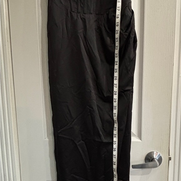 NBD Elodie Maxi Dress black satin bustier corset Gown XS NEW WITH TAGS - Picture 12 of 13